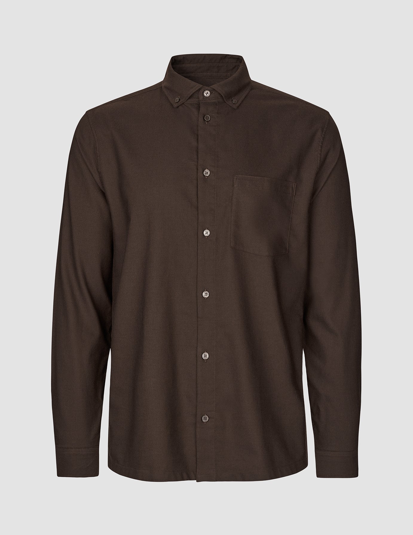 All-Day Oxford Shirt Dark Brown
